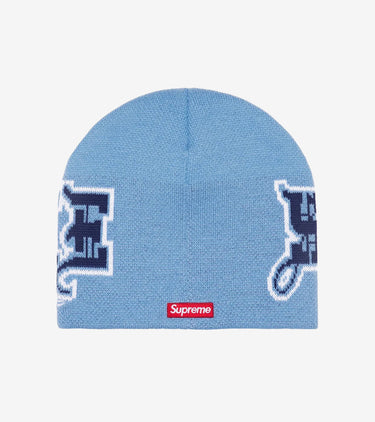 Supreme New Era Outline Beanie Light Blue