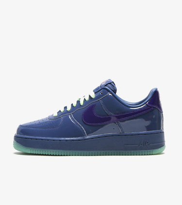 Nike Air Force 1 Low Patent Leather Mystic Navy Grape Ice