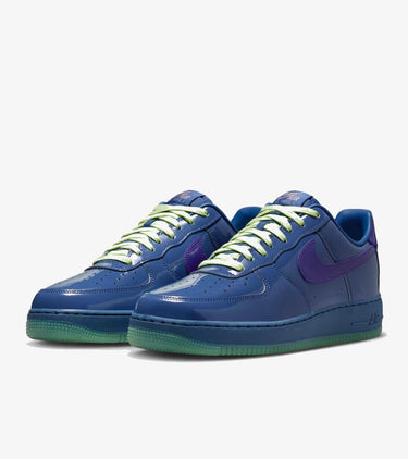Nike Air Force 1 Low Patent Leather Mystic Navy Grape Ice