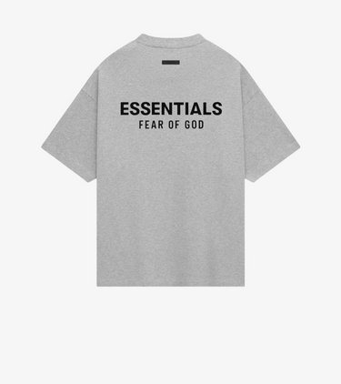 Fear of God Essentials Jersey Crewneck T-Shirt Light Heather Gray