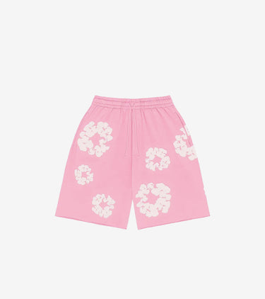 Short Denim Tears Cotton Wreath Pink