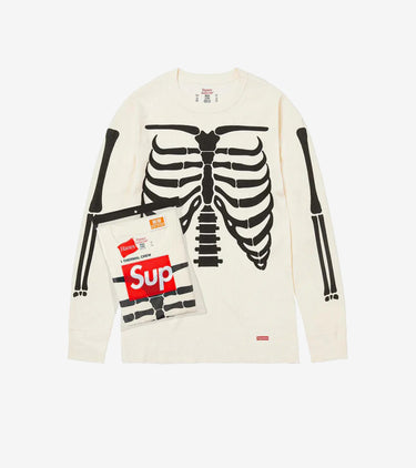 Supreme Hanes Bones Thermal Crew Natural (1 Pack) (FW25)