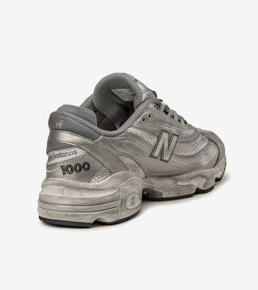 New Balance 1000 Silver Metallic Distressed