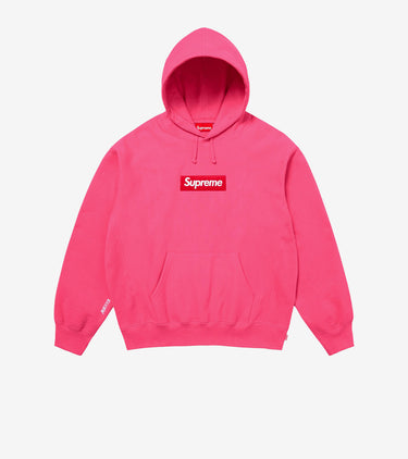 Supreme Box Logo Hooded Sweatshirt (FW25) Magenta