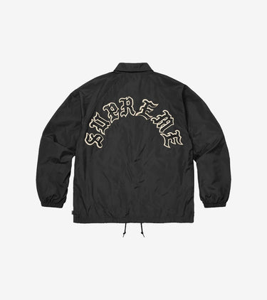 Supreme Old English Arc Coaches Jacket Black