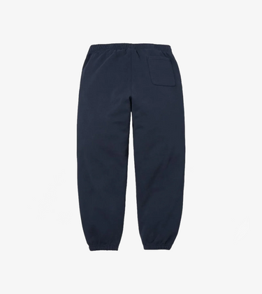 Supreme Satin Applique Sweatpant (SS26) Washed Navy
