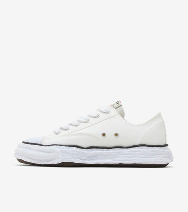 Maison Mihara Yasuhiro Peterson 23 Low en toile à semelle OG blanc