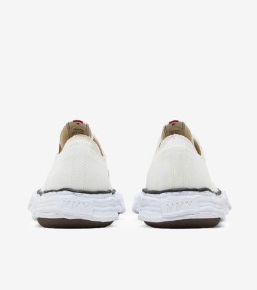 Maison Mihara Yasuhiro Peterson 23 Low en toile à semelle OG blanc