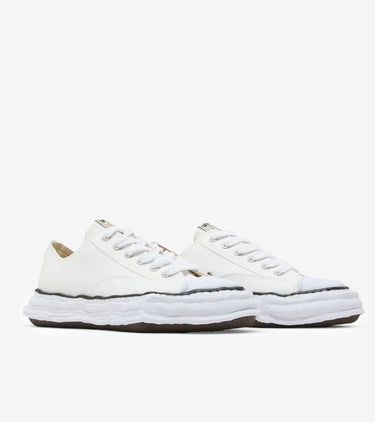 Maison Mihara Yasuhiro Peterson 23 Low en toile à semelle OG blanc