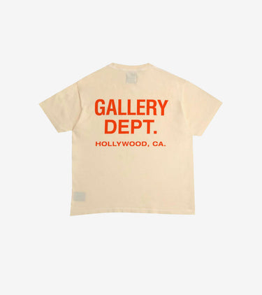 Gallery Dept. Souvenir T-Shirt Cream/Orange