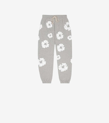 Denim Tears Cotton Wreath Sweatpant Grey/White