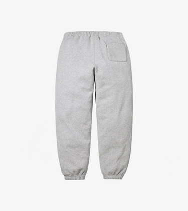 Supreme Satin Appliqué Sweatpant (FW25) Heather Grey