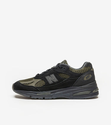 New Balance 991v2 MiUK Stone Island Black