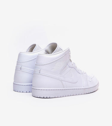 Air Jordan 1 Mid Triple White (2022)