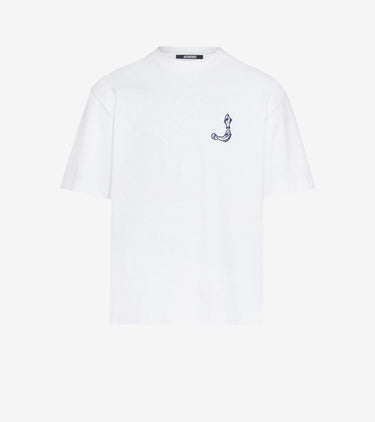 JACQUEMUS T-SHIRT MERÙ BLANC