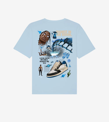 T-shirt Travis fragment light blue