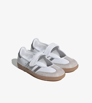 adidas Samba Jane White Silver Metallic (Women's)