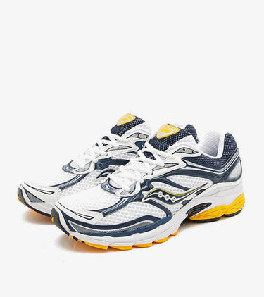 Saucony ProGrid Omni 9 White Navy Yellow