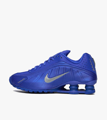 Nike Shox R4 Racer Blue Metallic Silver (Women's)