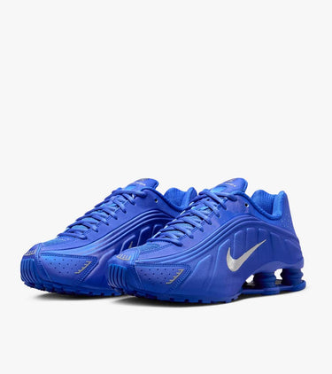 Nike Shox R4 Racer Blue Metallic Silver (Women's)