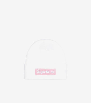 Supreme New Era Box Logo Beanie (FW25) White