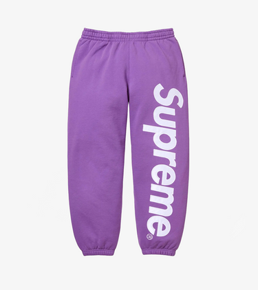 Supreme Satin Appliqué Sweatpant (FW25) Violet