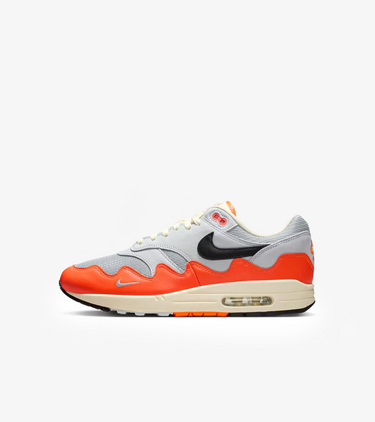 Nike Air Max 1 Patta Waves Hyper Crimson Pure Platinum (With Bracelet)