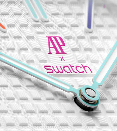 Swatch x Audemars Piguet Bioceramic Royal Pop Huit Blanc SSX03W100N