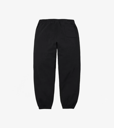 Supreme Satin Appliqué Sweatpant (FW25) Black